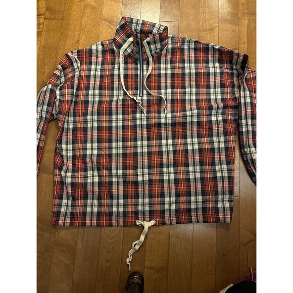 Urban Outfitters Pullover Jacket Long Sleeve Plaid Multicolour size medium - Picture 10 of 12